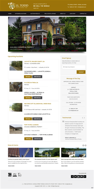 Wordpress Design by pb for AuctionServices.com, Inc. | Design: #5780798