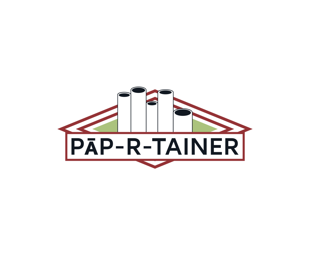 Diseño de Logo por nreimer para PAP-R-TAINER | Diseño #5734295
