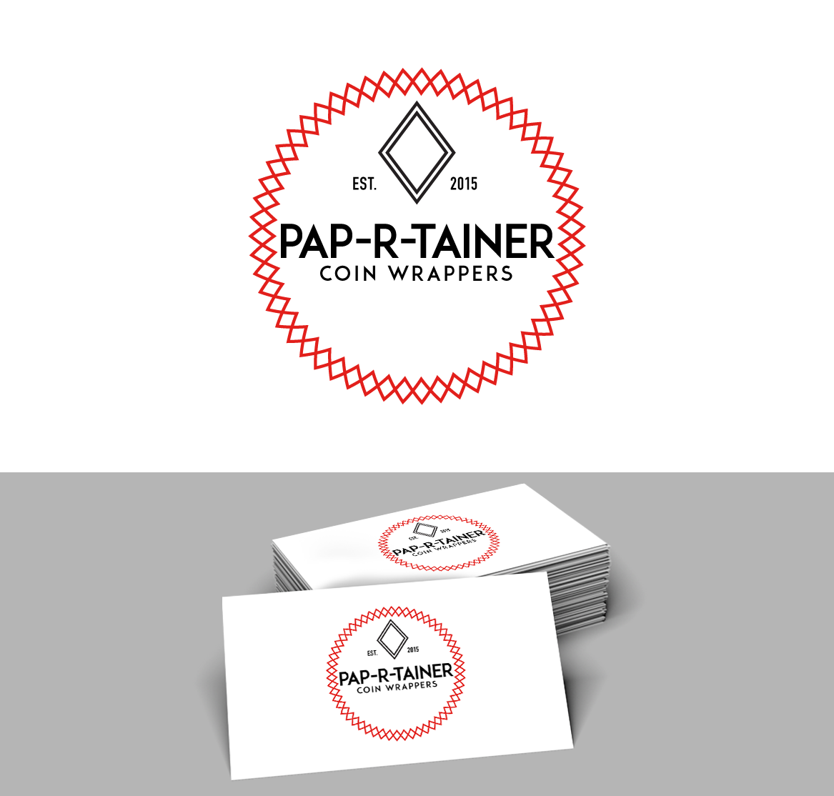 Logo Design by trufya for PAP-R-TAINER | Design #5772394