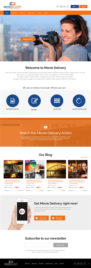 Web Design by pb for this project | Design #5754946