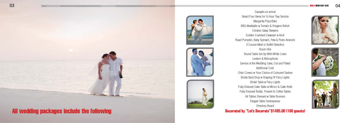 Brochure Design by mostafa for Mollymook Golf Club | Design #1593333