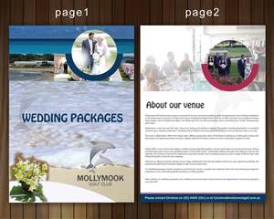 Brochure Design by Sbss for Mollymook Golf Club | Design: #1574411