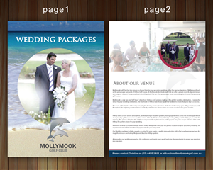 Brochure Design by Sbss for Mollymook Golf Club | Design: #1574435
