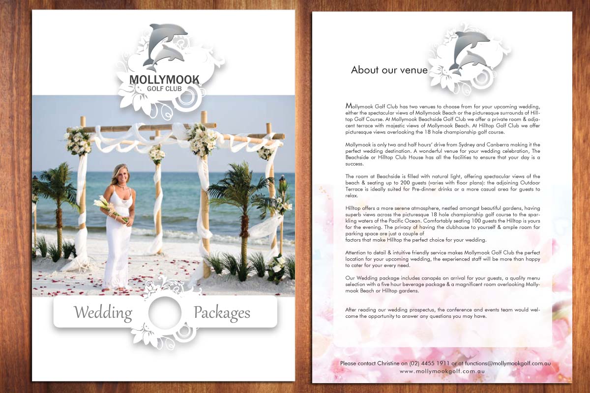 wedding brochure design