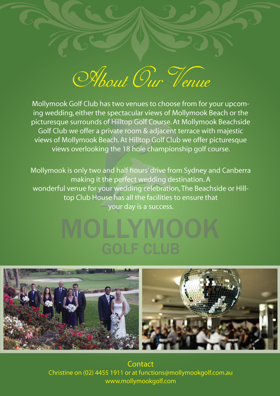 Broschüren-Design von Impressive Solutions für Mollymook Golf Club | Design #1574886