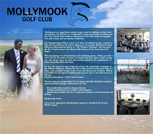 Brochure Design by roshni for Mollymook Golf Club | Design: #1604987
