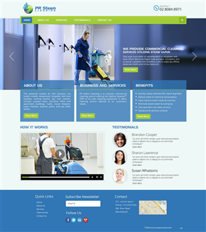 Web Design by pb for this project | Design: #5747174