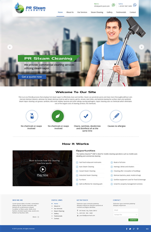 Web Design by pb for this project | Design: #5747179
