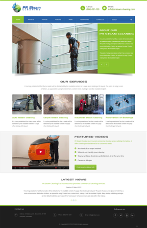 Web Design by pb for this project | Design: #5747180