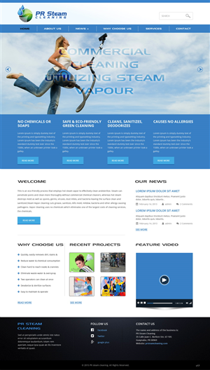 Web Design by pb for this project | Design #5747182