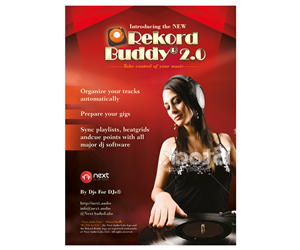 Magazine Advert for new Rekord Buddy 2.0 DJ app | Newspaper Ad Design by KreativeDesk