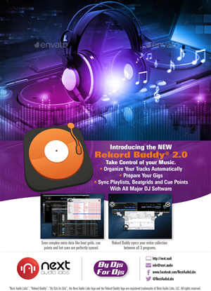 Zeitungsanzeige-Design von Lance Palmer für Next Audio Labs | Design #5770676