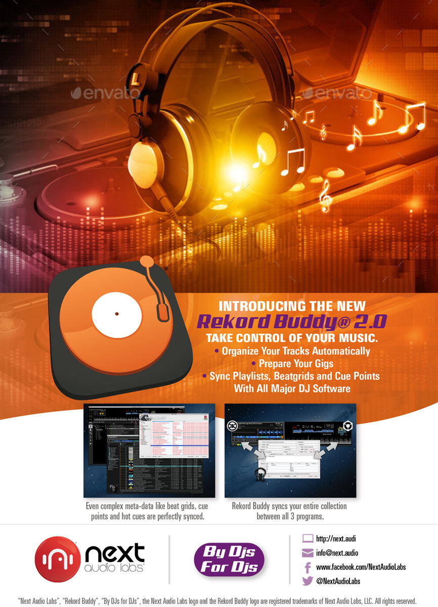 Diseño de Anuncio de Prensa por Lance Palmer para Next Audio Labs | Diseño #5770681