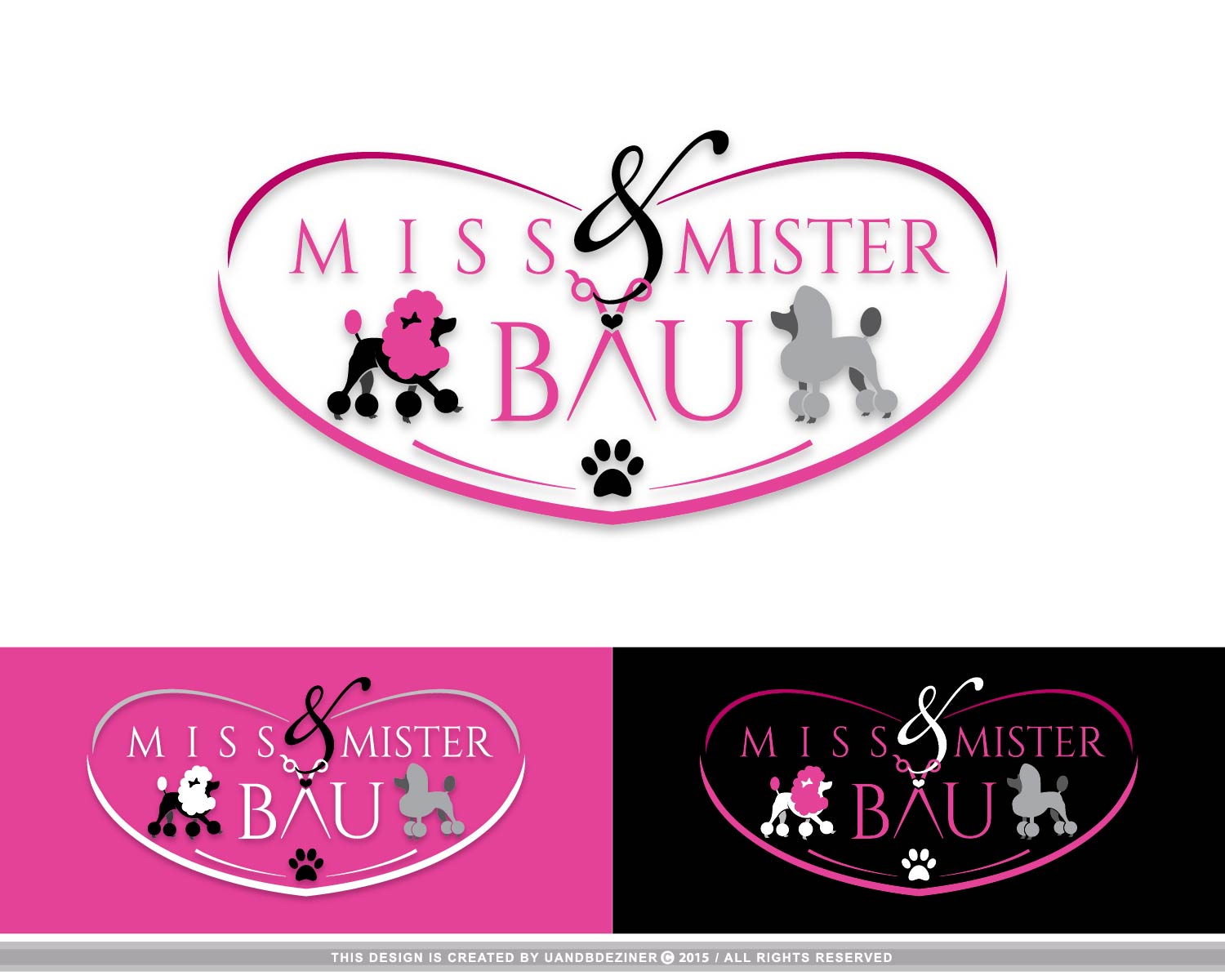Logo Design by uandbdeziner for MISS & MISTER BAU DI MAZZUCCO LARA E C. S.N.C. | Design #5892019