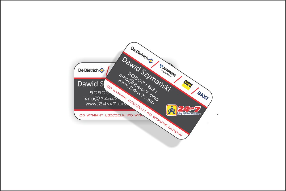 Diseño de Tarjeta de Presentación por alexandru gutu para 24na7 Uslugi Hydrauliczno-Gazowe | Diseño #5742412