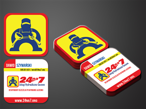 Design de Carte de Visite par Michelle Hernandez pour 24na7 Uslugi Hydrauliczno-Gazowe | Design : #5806674