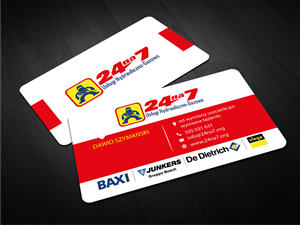 Visitenkarten-Design von snowymasterdesigns für 24na7 Uslugi Hydrauliczno-Gazowe | Design: #5797268