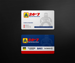 Design de Carte de Visite par logodentity pour 24na7 Uslugi Hydrauliczno-Gazowe | Design : #5742623