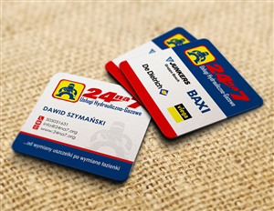 Design de Carte de Visite par logodentity pour 24na7 Uslugi Hydrauliczno-Gazowe | Design : #5807319