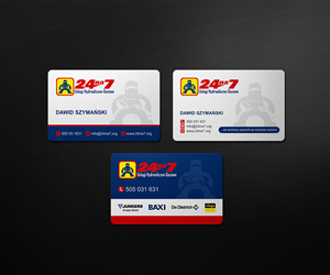 Design de Carte de Visite par logodentity pour 24na7 Uslugi Hydrauliczno-Gazowe | Design : #5815145