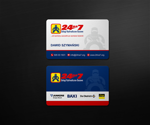 Design de Carte de Visite par logodentity pour 24na7 Uslugi Hydrauliczno-Gazowe | Design : #5825263