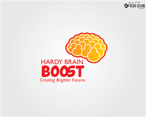 'Hardy Brain Boost' as the name. Tagline is 'Creating Brighter Futures' | Logo Design by Bolshoi Creations