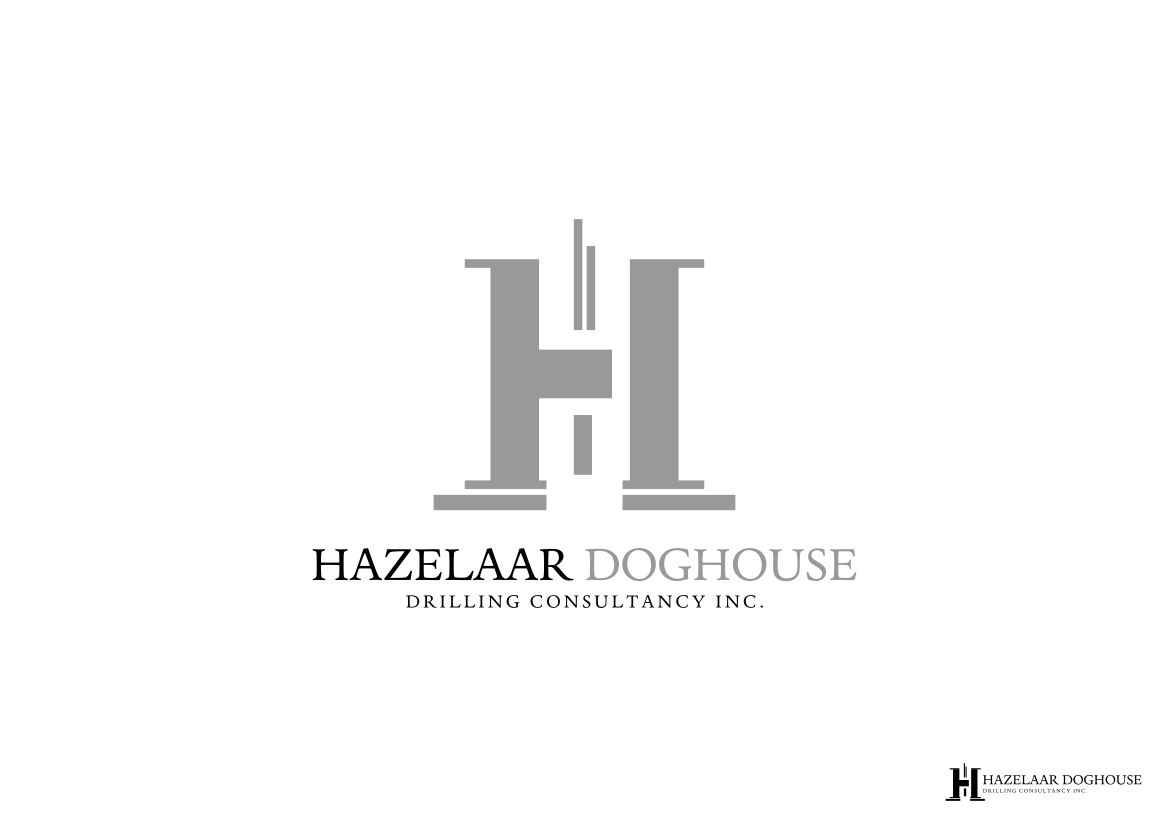 Diseño de Logo por YOS para Hazelaar Doghouse Drilling Consultancy Inc. | Diseño #5742940