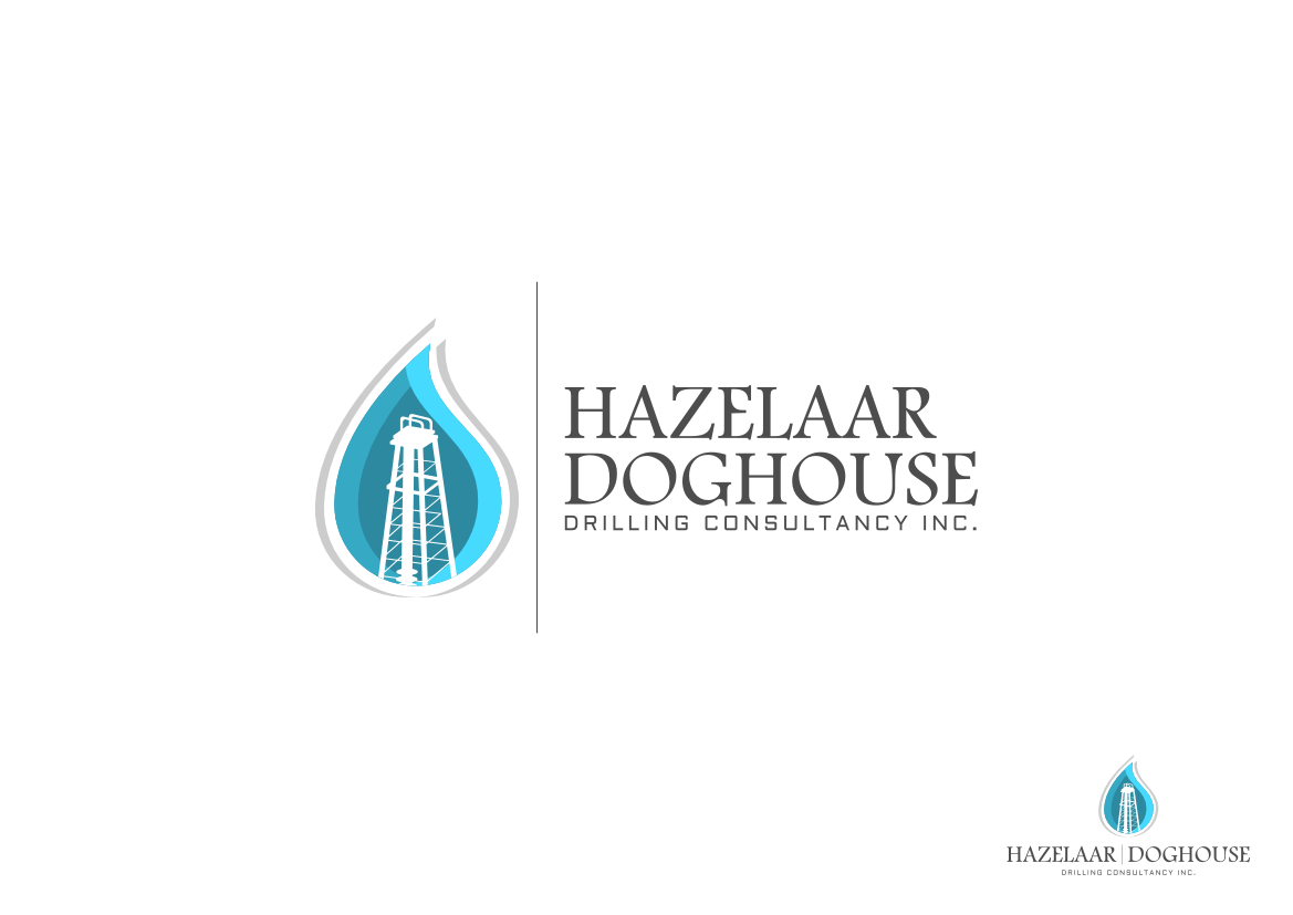 Diseño de Logo por YOS para Hazelaar Doghouse Drilling Consultancy Inc. | Diseño #5757481