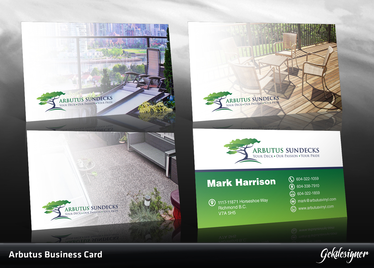 Business Card Design by gekgrfx for this project | Design #1573694