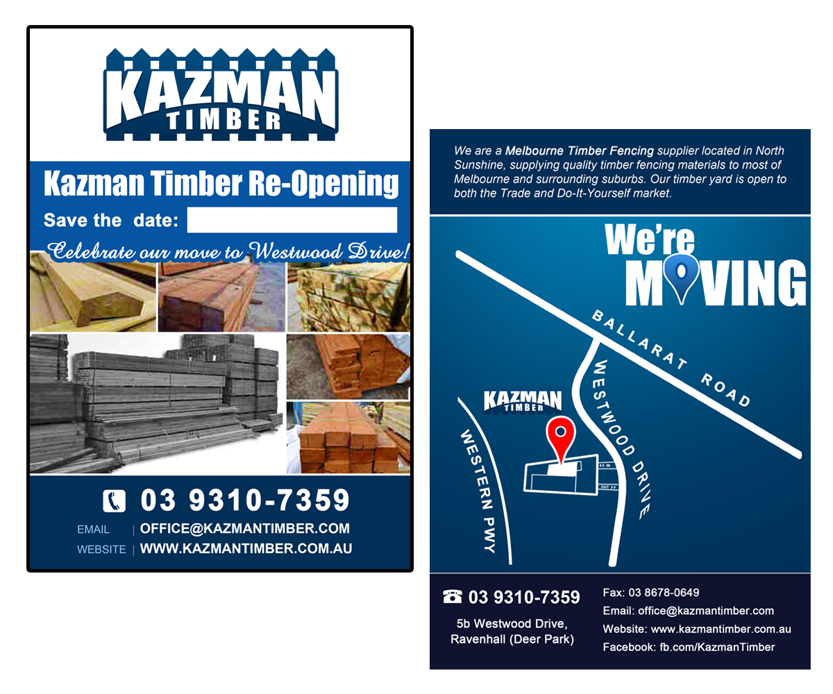 Flyer Design by MDesigns ™ for Kazman Timber | Design #5744412