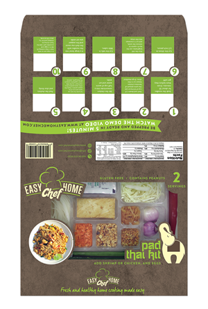 Ready-to-Make Fresh Thai Cooking Kits | Packaging Design by Charala