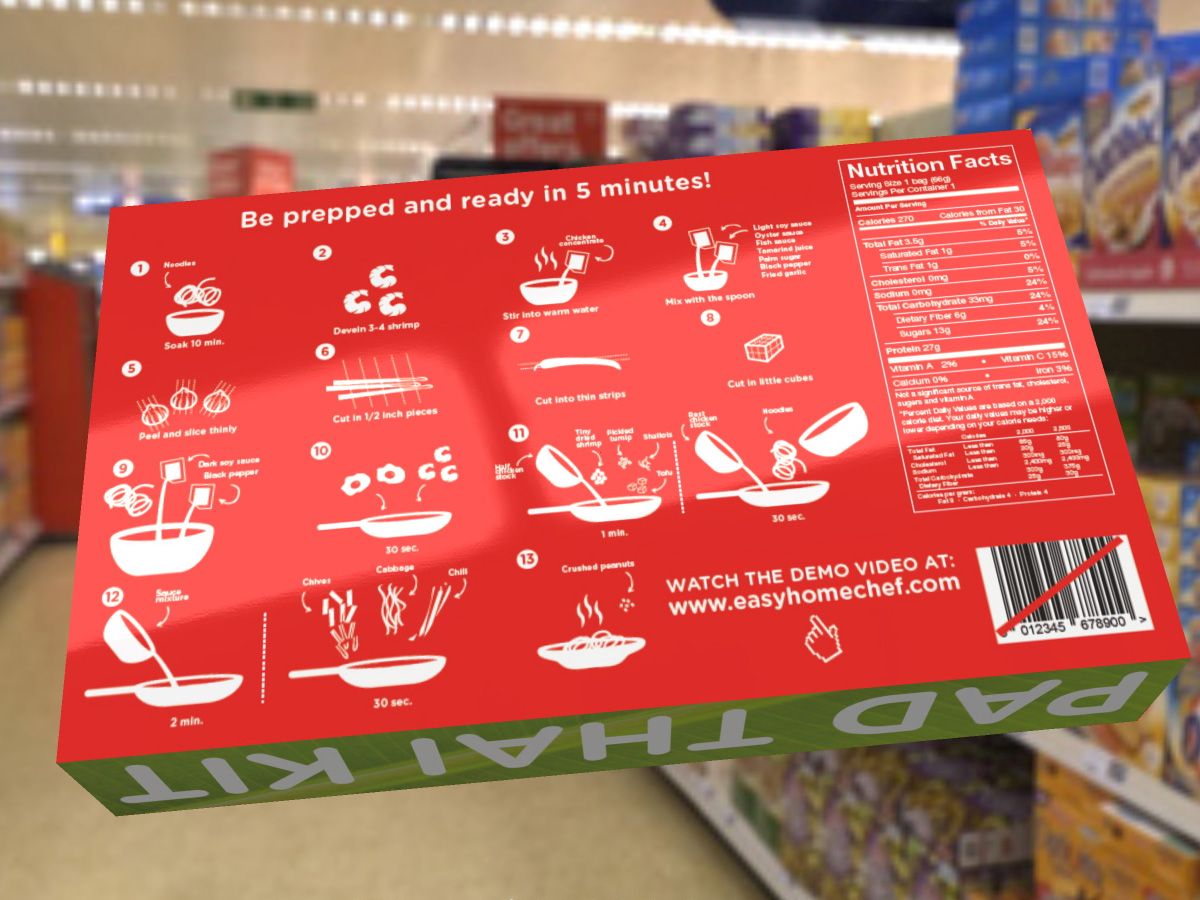 Packaging Design by Ivan Tejero for Easy Home Chef | Design #5857478