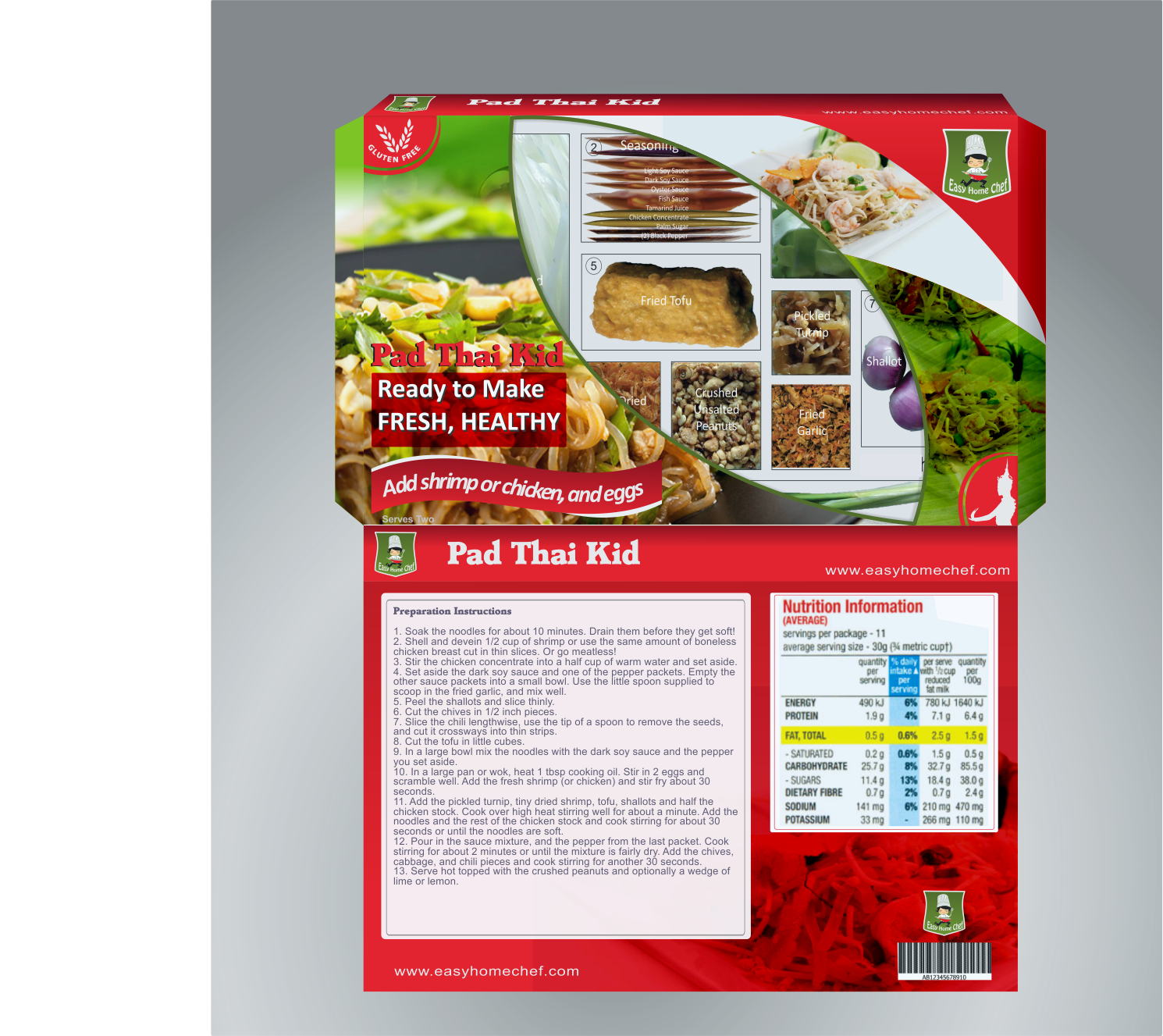 Packaging Design by Nikomen for Easy Home Chef | Design #5806002