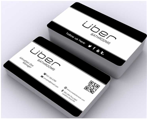 Design de Carte de Visite par AwsomeD pour Uber Bathrooms | Design #5767449