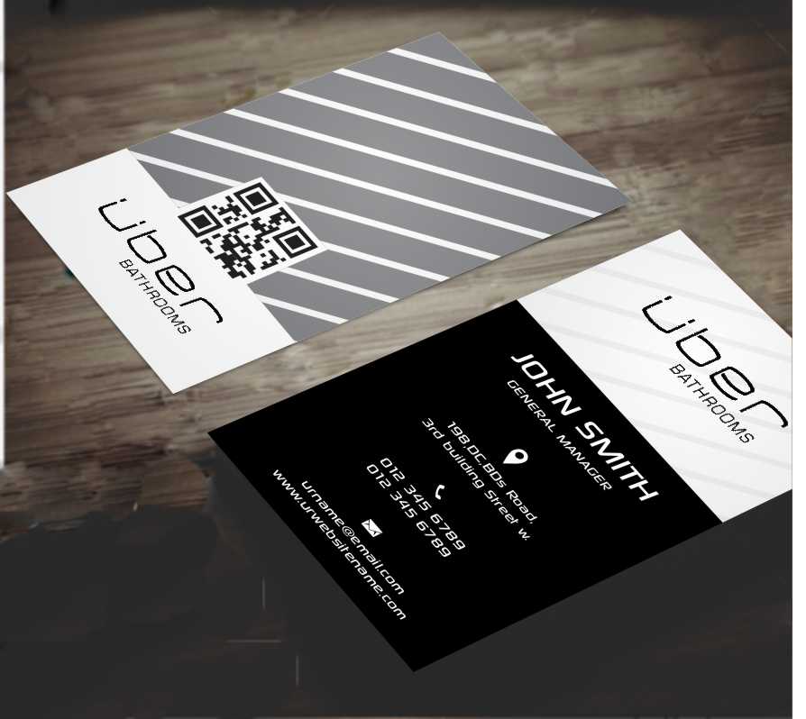 Diseño de Tarjeta de Presentación por AwsomeD para Uber Bathrooms | Diseño #5767471