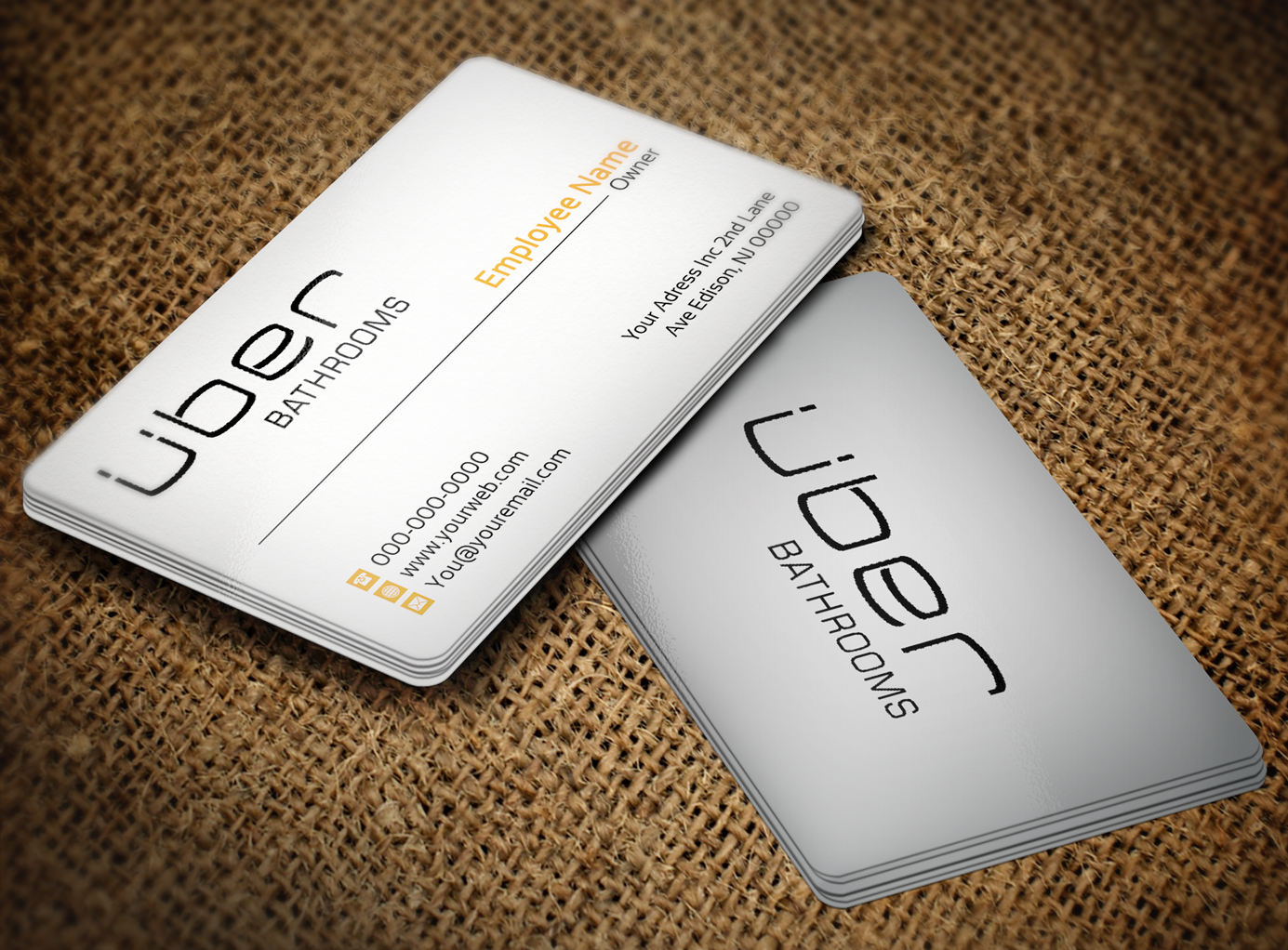 Design de Carte de Visite par Lanka Ama pour Uber Bathrooms | Design #5745500