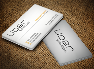 Business Card Design by Lanka Ama for Uber Bathrooms | Design: #5745500