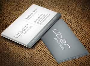 Business Card Design by Lanka Ama for Uber Bathrooms | Design: #5745501