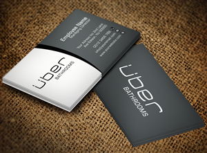 Business Card Design by Lanka Ama for Uber Bathrooms | Design: #5745504