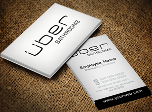 Business Card Design by Lanka Ama for Uber Bathrooms | Design: #5745506