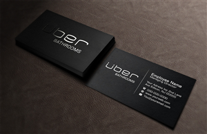 Business Card Design by Lanka Ama for Uber Bathrooms | Design: #5745510