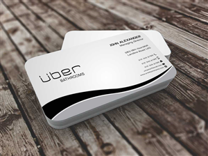 Business Card Design by szabist for Uber Bathrooms | Design: #5766435