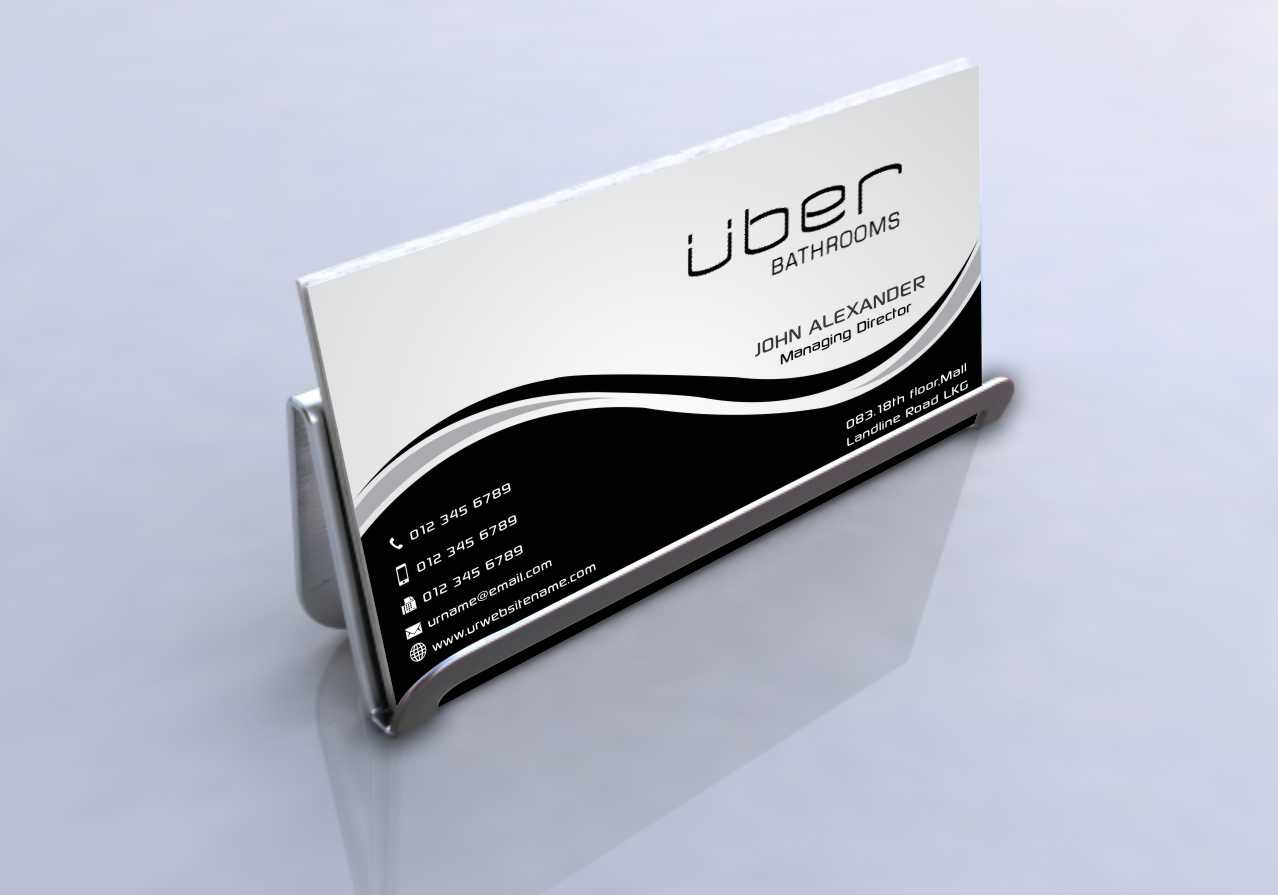 Business Card Design by szabist for Uber Bathrooms | Design #5766443