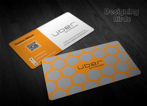 Business Card Design by Designing Birds for Uber Bathrooms | Design: #5744016