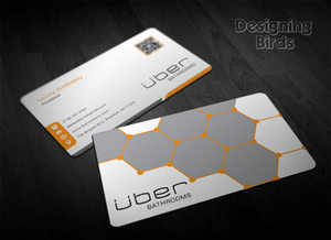 Business Card Design by Designing Birds for Uber Bathrooms | Design: #5744552