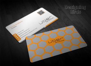 Business Card Design by Designing Birds for Uber Bathrooms | Design: #5744555