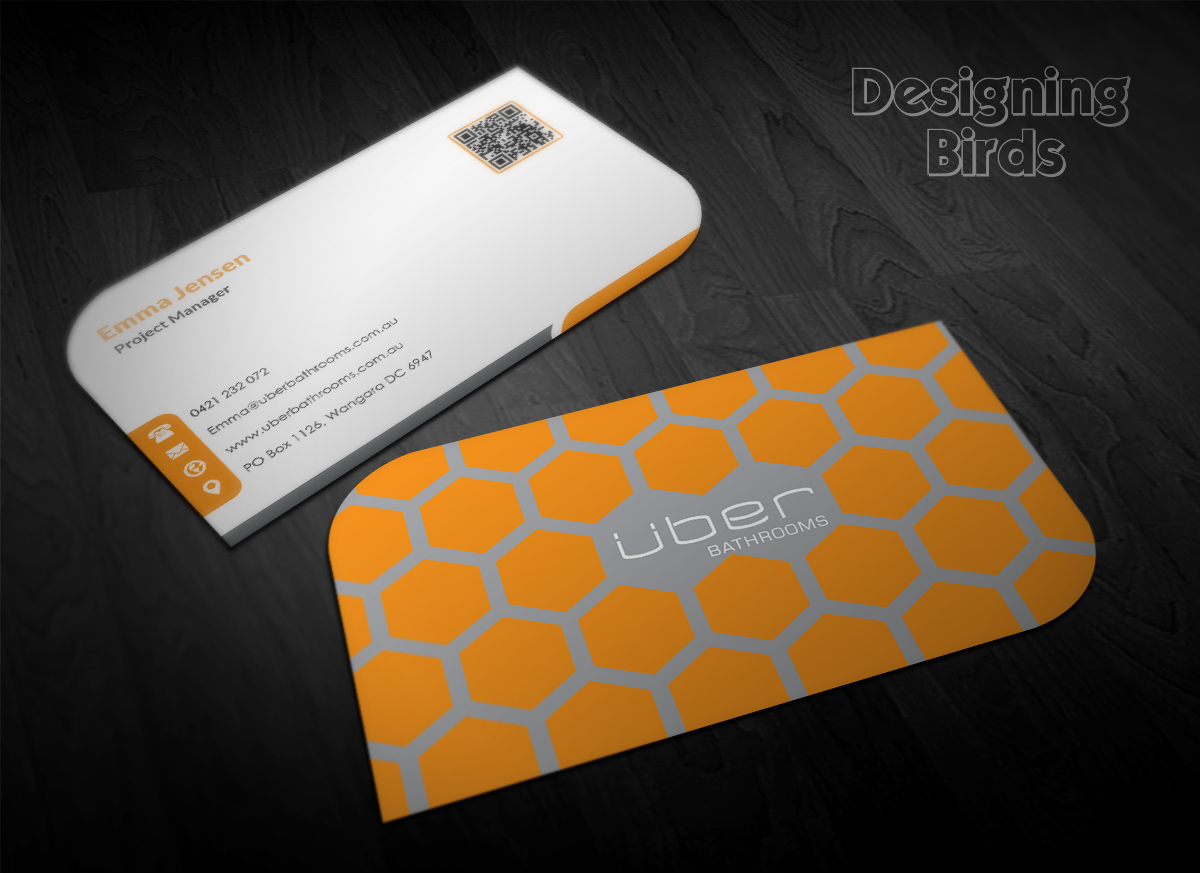 Design de Carte de Visite par Designing Birds pour Uber Bathrooms | Design #5860055