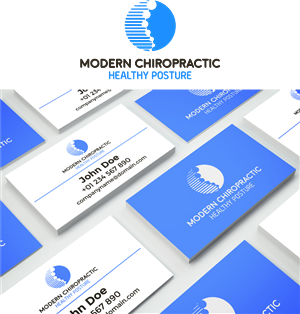 Modern Chiropractic - Healthy Posture = Healthy Spine = Healthy Life | Logo Design by StalkerV