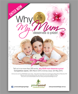 Why my mum deserves a prize! - Mothers Day Competition | Poster Design by ELOISE LIND