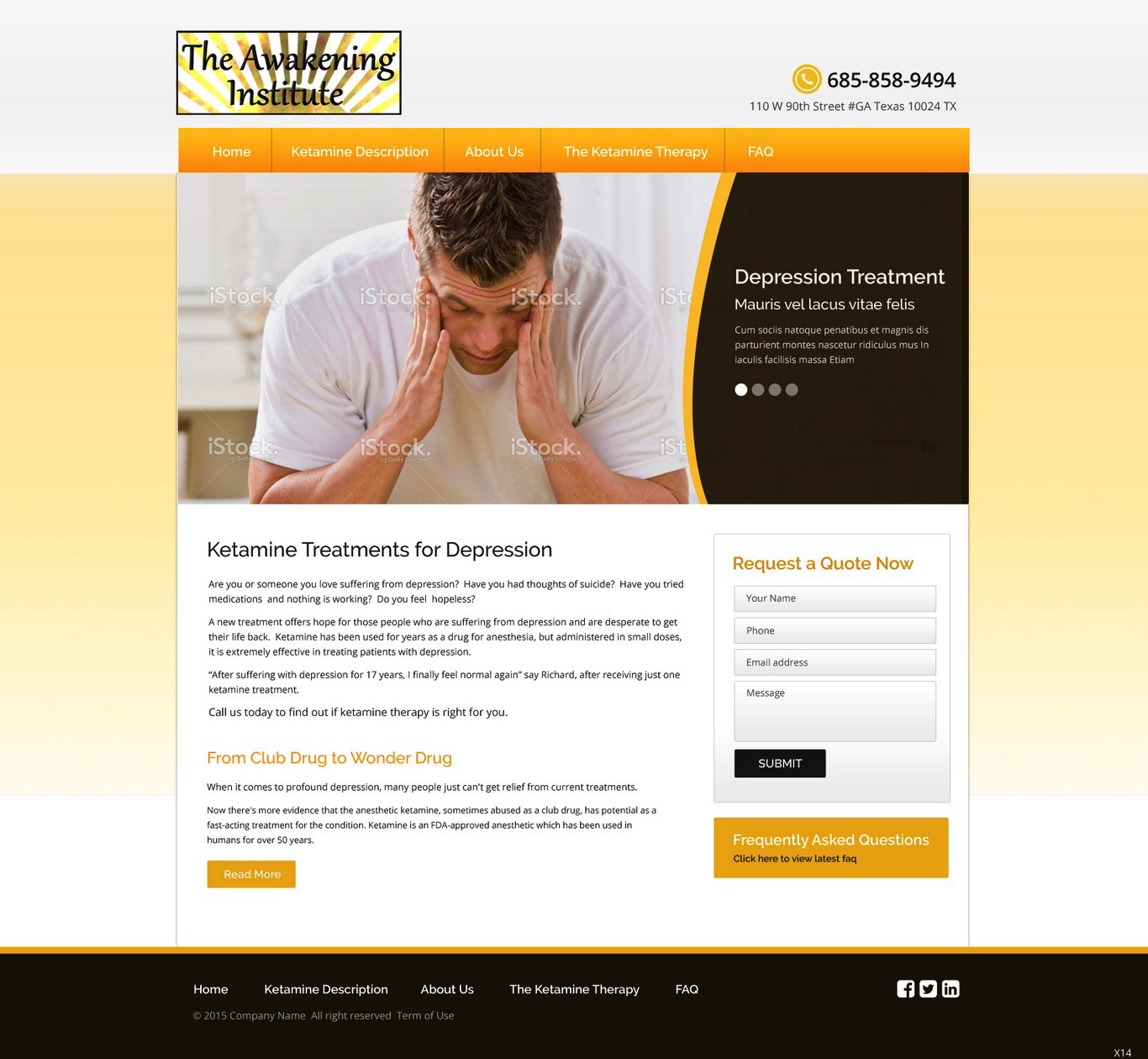 Diseño Web por pb para The Awakening Institute | Diseño #5793860